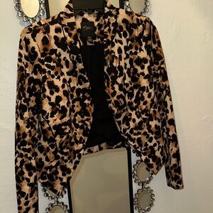 Thalia Sodi Leopard Print Blazer